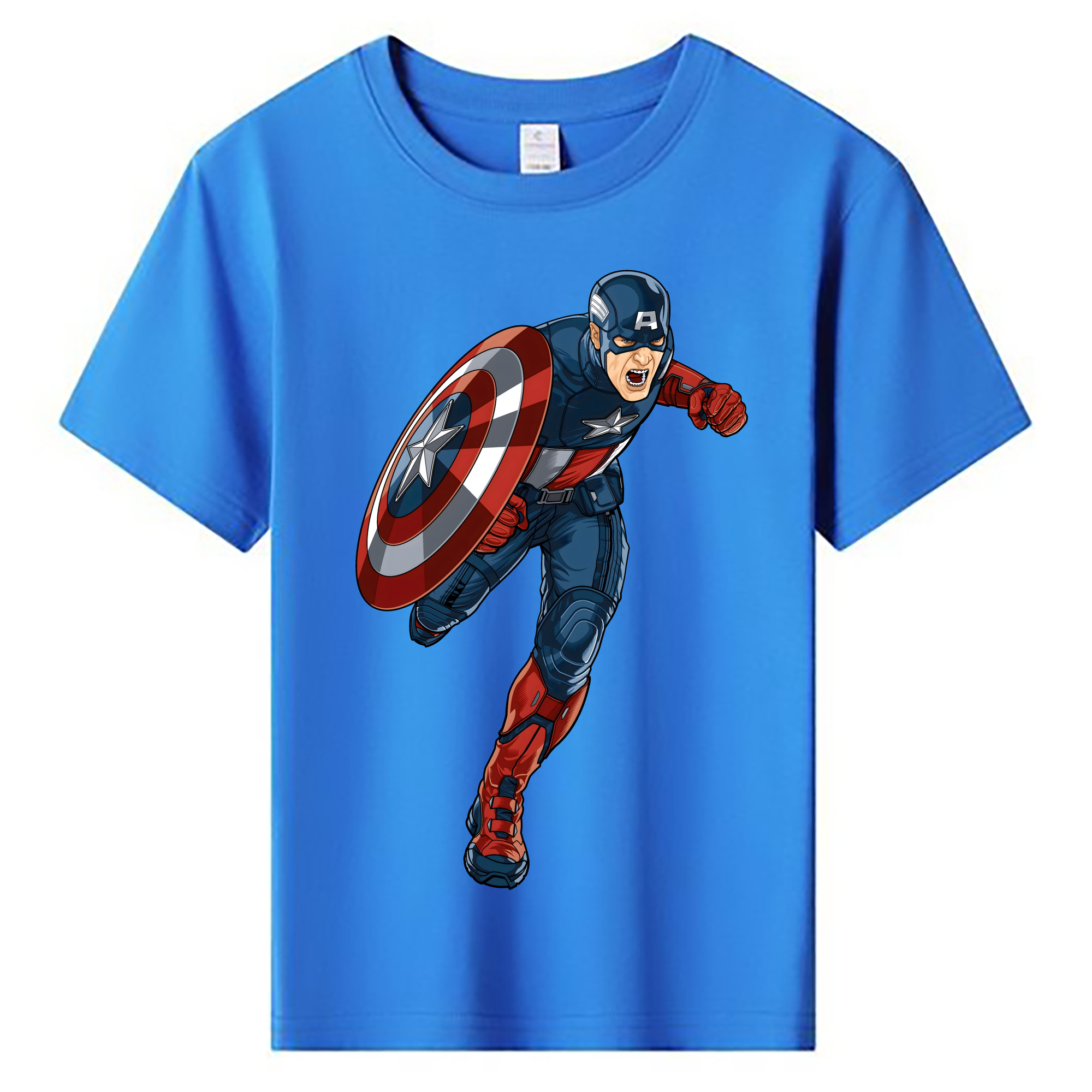 （画像用） アベンジャーズ The Avengers 綿100％キッズTシャツ（フロントプリント）